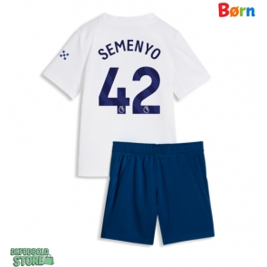 Manchester City Antoine Semenyo #42 Replika Babytøj Tredje sæt Børn 2026-27 Kortærmet (+ Korte bukser)